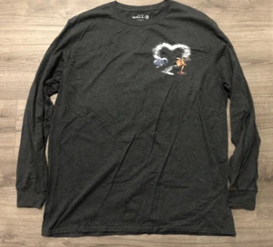 RARE WALL-E AND EVE ROMANTIC HEART LONG SLEEVED SHIRT XL New without Tag - Picture 1 of 8