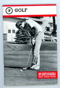 GOLF BSA Boy Scouts of America Merit Badge Book (1990 Printing of 1977 Edition) - Picture 1 of 4
