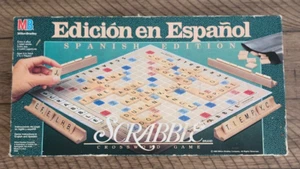 Vintage 1989 Scrabble Spanish Edition Milton Bradley Board Game Español Complete - Picture 1 of 12