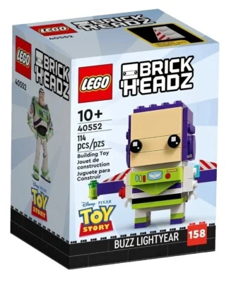 LEGO 40552 Buzz Lightyear RETIRADO BRICKHEADZ Toy Story Nuevo al Infinito y Más Allá Foto 1 de 4