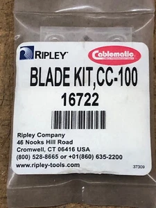 Ripley Tools 16722 replacement blade kit for CC100 center conductor cleaner - Picture 1 of 2