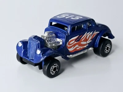 1982 Matchbox - 1933 Willys Street Rod Blue #313 - 1:50 Diecast - No Box - Image 1 of 4