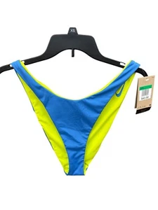 Nike Damen Bikinihose wendbar blau & neongelb Größe XL - Bild 1 von 4
