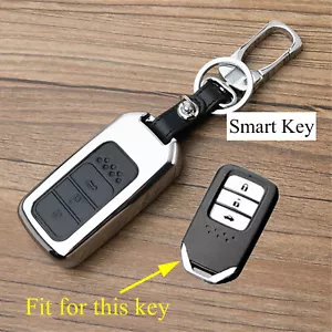 Smart Key Bag Shell Case Fob Cover For Honda Accord Civic CR-V Odyssey 2013-2024 - Foto 1 di 7