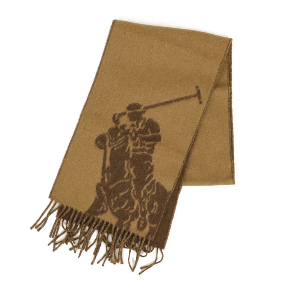 Bufanda Polo Ralph Lauren Big Pony Giant Pony lana 2 caras -- 3 opciones de color -- Foto 1 de 1