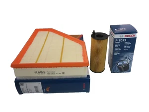 BMW 118D 2.0 Service Kit Oil Air Filter 2006 to 2012 BOSCH 143BHP - Picture 1 of 4