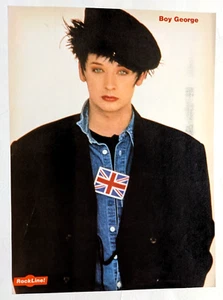 CULTURE CLUB / BOY GEORGE / A-HA / REVISTA PINUP PÁGINA COMPLETA RECORTE DE PÓSTER - Imagen 1 de 5