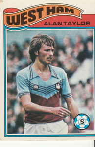 Topps Football Card 1978 Orange Back no. 209 Alan Taylor West Ham