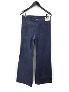 VTG Deadstock Seafarer Denim Utility Trousers Jeans Mens 32x32 Dungarees USA - Picture 1 of 11