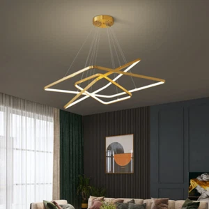 Bedroom Pendant Light Copper Kichen Ceiling Light Dining Room Chandelier Light - Picture 1 of 12