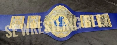 Cinturón Campeonato Mundial de Lucha Peso Pesado WWF Mujer Adulto Talla 4mm Réplica Foto 1 de 4