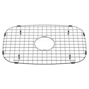 American Standard Quince Griglia lavandino in acciaio inox scarico centrale 19,06"" x 13,37 - Foto 1 di 6