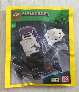 LEGO SET NEUF MINECRAFT POLYBAG FOIL 662307 SPIDER JOKEY ET LA ROUE - Picture 1 of 1