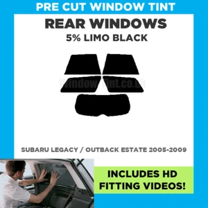 Vor Cut Fenster Getönt für Subaru Legacy / Outback Kombi 2005-2009 - 5% Limo - Picture 1 of 6