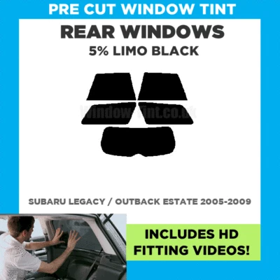 Vor Cut Fenster Getönt für Subaru Legacy / Outback Kombi 2005-2009 - 5% Limo - Image 1 of 4