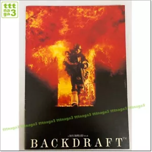 Backdraft 1991 Original Movie brochure Japanese Booklet Pamphlet From Japan - Picture 1 of 5