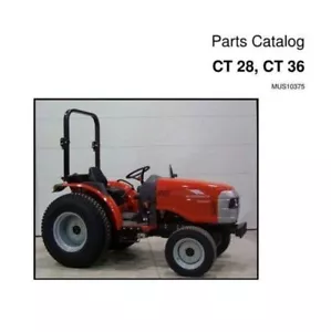 McCormick CT28 CT36 Parts Manual - Picture 1 of 5