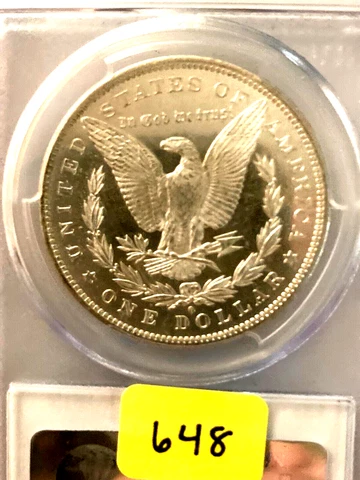 Just, 188, 1883 O  MS65 PL coins.  Only 23  Higher graded  Up by 33.3% in 1 year Cover