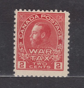 1915 #MR2 2¢ KING GEORGE V ADMIRAL WAR TAX ISSUE F-VF - Picture 1 of 2