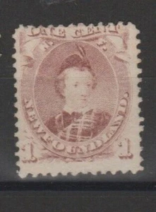 Newfoundland 1866 Queen Victory 1c. Yvert N° 20a Mlh MF78316 - Imagen 1 de 2