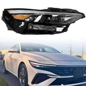 For 2024 2025 Hyundai Elantra Headlight LED Headlamp Assembly Right Passenger RH - Picture 1 of 6