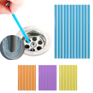 Pack of 12 Drain Cleaner Sticks for Removing Odor Cleaning Pipes in Kitchen Ba - Picture 1 of 1