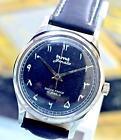 Vintage HMT janata Black Dial 17 Jewels Hand Wind Mechanical Men's Wrist Watch