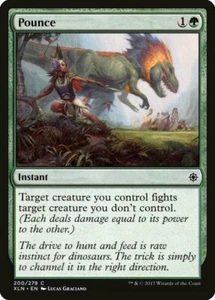 MTG Ixalan XLN Pounce Near Mint English Magic The Gathering Paying Card 🧙🏽5 - Picture 1 of 2
