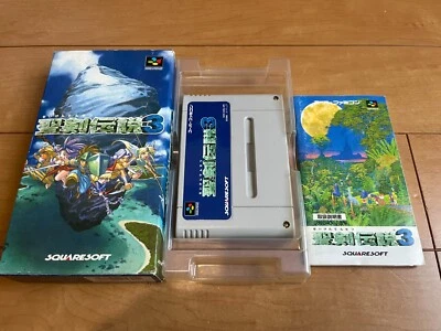 Trial of Mana SNES with Box and manual Japan Super Famicom - Image 1 of 4