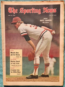 Indians' Milt Wilcox 1972 Sporting News Complete Issue 64 Pages No Mailing Label - Picture 1 of 6