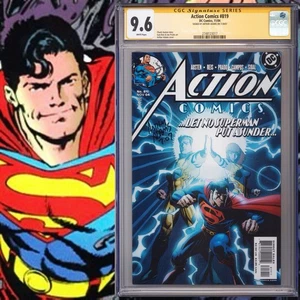 CGC 9.6 SS Action Comics #819 signed by Arthur Adams Superman 2004 - Picture 1 of 2