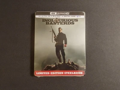 INGLOURIOUS BASTERDS [4K UHD, Blu-ray, ] Steelbook Collector's Edition OOP & NEW Foto 1 de 4