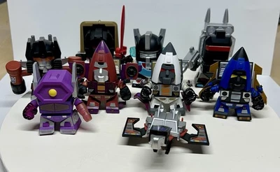 LOTE DE 9 VINILOS DE ACCIÓN TRANSFORMERS THE LEAL SUBJETS WAVE 2 Y 3 Foto 1 de 4