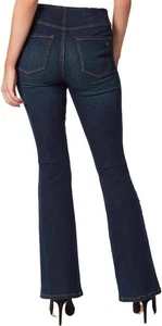 Jessica Simpson Pull-On Flare Jeans - High-Rise Blue Denim, Damen 24 - Bild 1 von 3