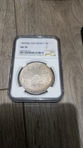 1897mo AM Mexico 8R AU 55 NGC - Picture 1 of 3