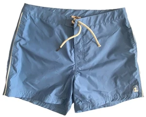 NUOVO Dandy Del Mar Board Shorts Uomo 31” Colore Blu Chiaro Costume da Bagno Nylon - Foto 1 di 9