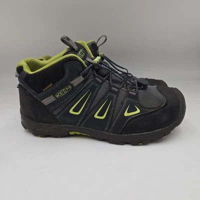Botas de senderismo Keen Boys Oakridge 1015181 verdes con cordón impermeables al tobillo talla 6 Foto 1 de 4