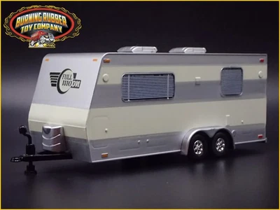 Remolque cámper moderno con enganche escala 1:64 limitado coleccionable diorama modelo coche Foto 1 de 4
