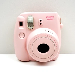 Fujifilm Instax Mini 8 Instant Camera Pink In Good Condition - Free Postage - Picture 1 of 8