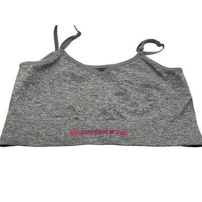 Sujetador cómodo con tirantes ajustables gris rosa talla niñas Maidenform Foto 1 de 4