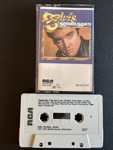 Elvis Presley 50 Years 50 Hits (Rock Music Audio Cassette Tape) - Picture 1 of 2