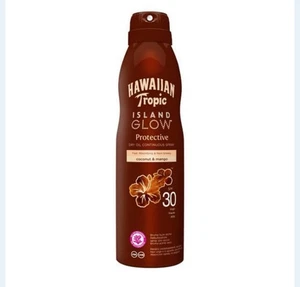 Hawaiian Tropic Island Glow Protective Dry Oil Continuous Spray 177ml - SPF 30 - Picture 1 of 1