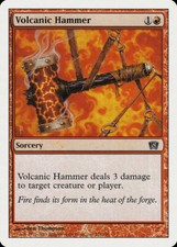 Magic MTG Tradingcard Eighth Edition 2003 Volcanic Hammer 231/350