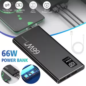 66W Power Bank 20000mAh USB PD Fast Charging Powerbank External Battery Pack - Picture 1 of 12