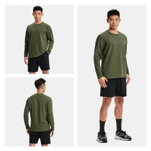 Under Armour Meridian Training Shirt Long Sleeve Army Green Men's XL - Picture 1 of 5