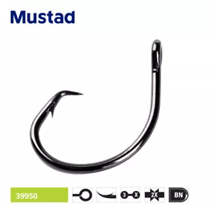 Mustad UltraPoint Heavy Demon Perfect Circle Hooks - Catfish Shark Sea Fishing - Picture 1 of 4