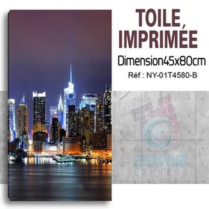 45x80cm - TOILE IMPRIMEE TABLEAU TOILE DECO - NEW YORK-NY-01T4580-B - Foto 1 di 39