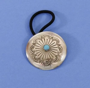 Doli Sterling Silver & Turquoise Thunderbird Hair Band - Picture 1 of 1
