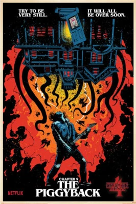 Stranger Things 4 - Póster del programa de televisión (Capítulo 9 - The Piggyback) (24" x 36") Foto 1 de 4