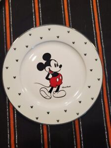 New Disney Mickey Mouse Gold Elegant 10" Dinner Plates